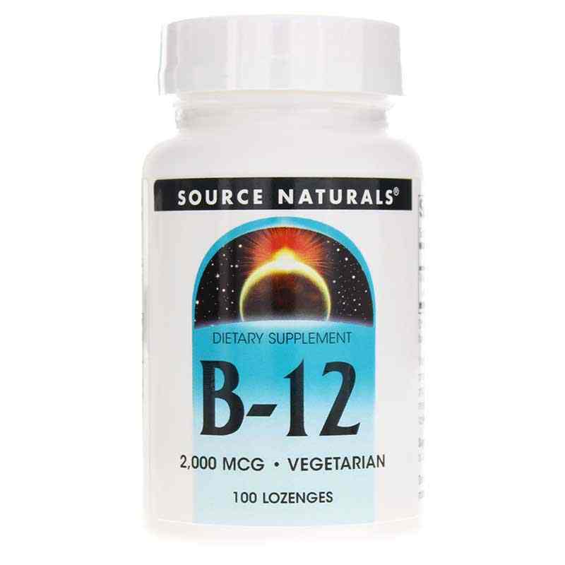 B-12 2,000 Mcg, Source Naturals